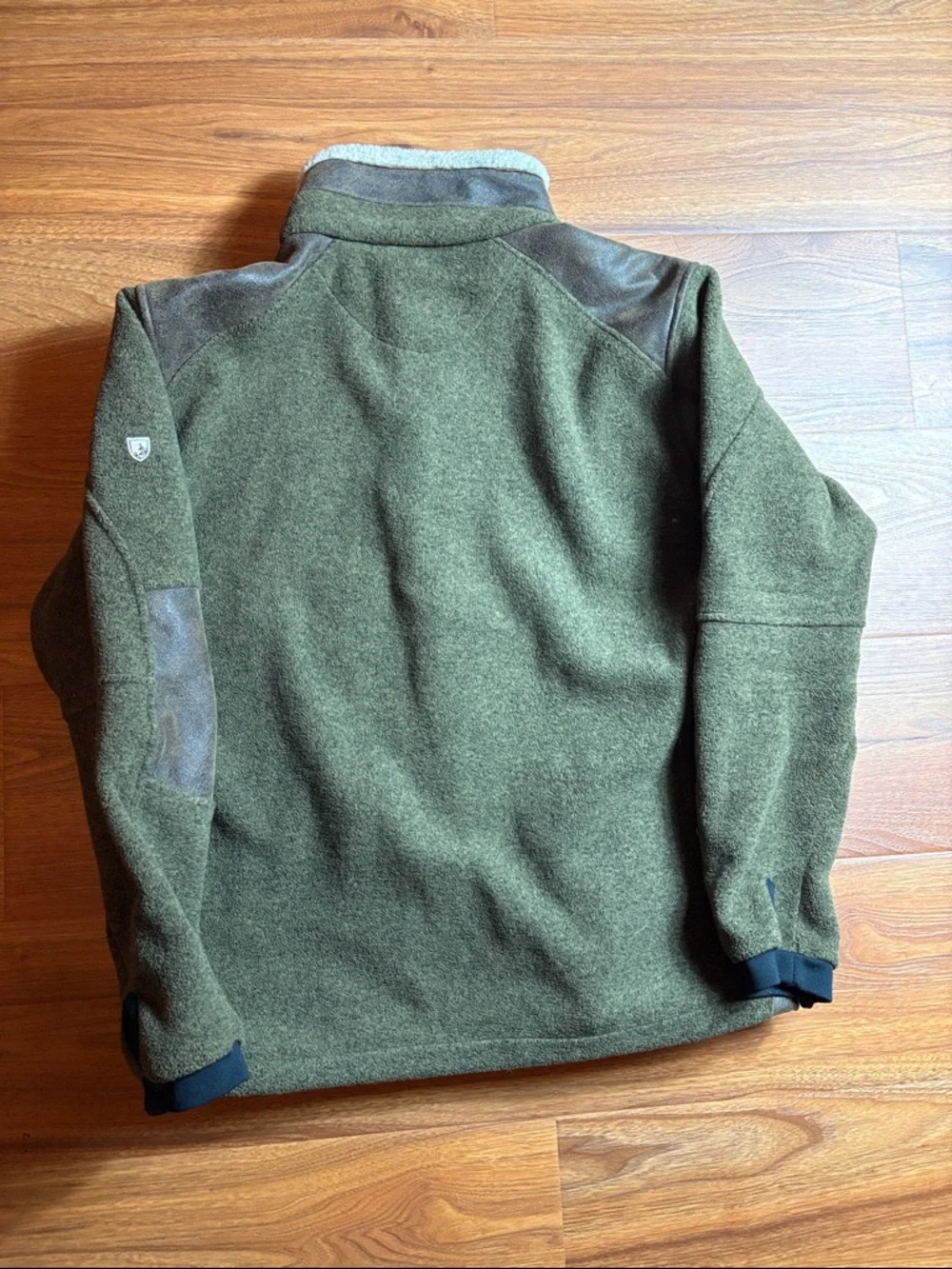 Kuhl men’s large Olive Green Full-Zip Fleece Jacket